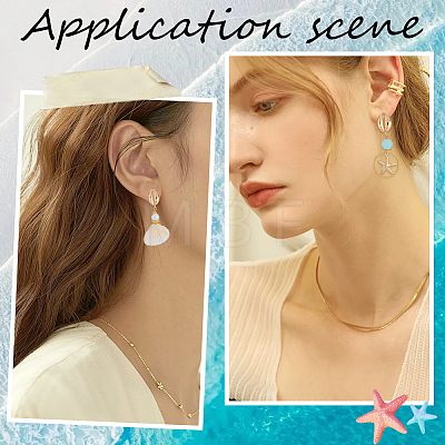 16Pcs Brass Stud Earring Findings KK-SC0003-88-1