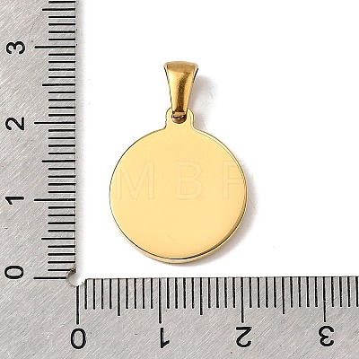 304 Stainless Steel Pendants STAS-B094-01D-G-1