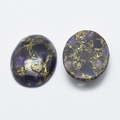 Amethyst Cabochons G-E464-42F-1