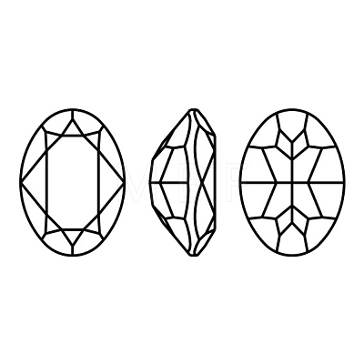 Preciosa® MAXIMA Crystal Fancy Stones Y-PRC-FF14-10330-1