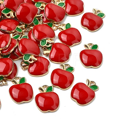 Alloy Enamel Charms ENAM-YW0004-80A-1