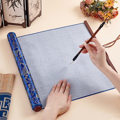 Brocade Chinese Calligraphy Brush Water Writing Magic Cloth AJEW-WH0410-161-1
