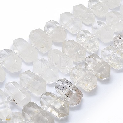 Natural Quartz Crystal Beads Strands G-F715-040B-1