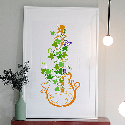 Plastic Drawing Painting Stencils Templates DIY-WH0396-565-1