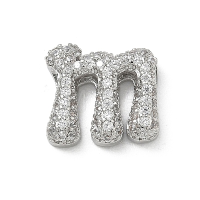 Brass Micro Pave Cubic Zirconia Pendants KK-A300-02P-M-1