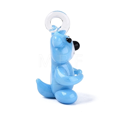 Handmade Lampwork Pendants LAMP-N034-24C-1