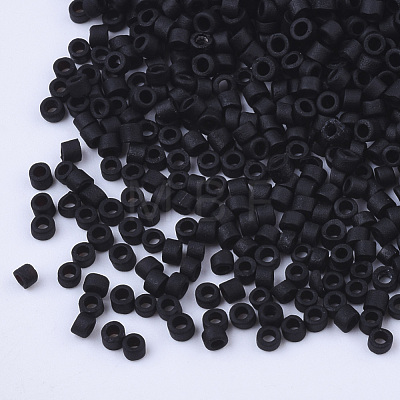 Opaque Glass Cylinder Beads SEED-Q036-01A-J01-1