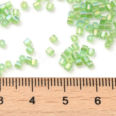 Transparent Colours AB Glass Seed Beads SEED-S042-19B-02-1