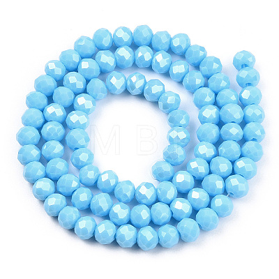 Electroplate Glass Beads Strands LS-EGLA-A034-P6mm-A06-1