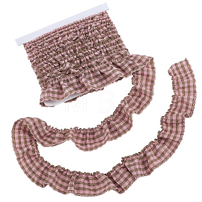 Polyester Wrinkle Ribbons DIY-FG0010-70E-1