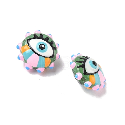 Baking Paint Glass Beads LAMP-D004-04D-1