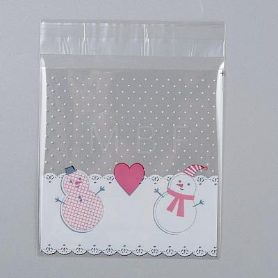 Happy Christmas Cookie Candy Bread Packaging Bags PE-L003-02-1