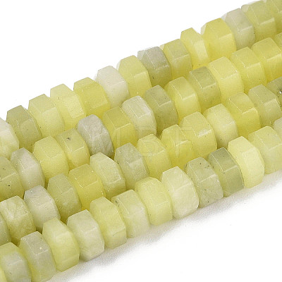 Natural Lemon Jade Beads Strands G-N357-14A-14-1