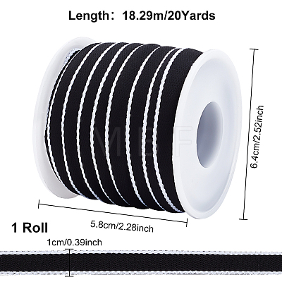 20 Yards Polyester Ribbon OCOR-BC0005-20B-1