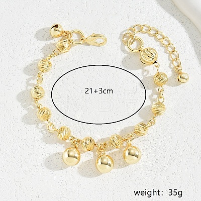 Bohemian Style Iron Tassel Round Charm Anklets for Women PB3389-1-1