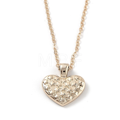 Golden Plated Heart with Constellation/Zodiac Sign Alloy Enamel Pendant Necklaces NJEW-H214-A01-G-1
