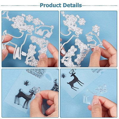 Gorgecraft 1 Sheet Silicone Clear Stamps DIY-GF0007-05-1