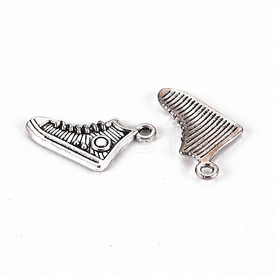 Tibetan Style Alloy Pendants X-TIBE-N010-68AS-RS-1