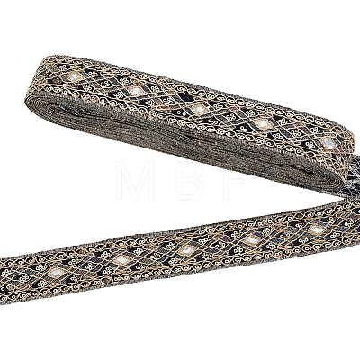 Ethnic Style Polyester Ribbon OCOR-WH0003-084B-1