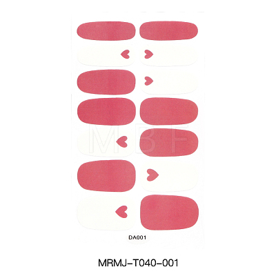 Full Cover Nail Art Stickers MRMJ-T040-001-1