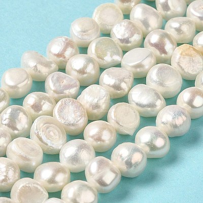 Natural Cultured Freshwater Pearl Beads Strands PEAR-E017-12-1