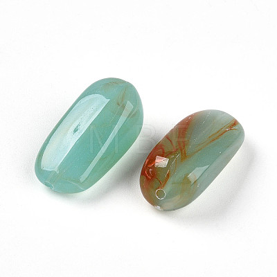 Transparent Acrylic Beads TACR-T028-36A-1