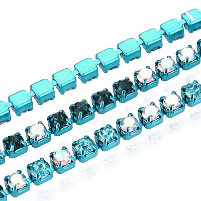 Iron Rhinestone Cup Chains CH-Q006-02A-02-1