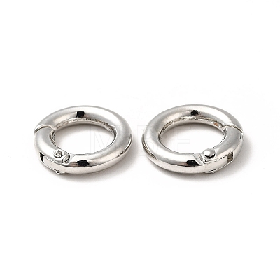 Alloy Spring Gate Rings PALLOY-H245-P-1