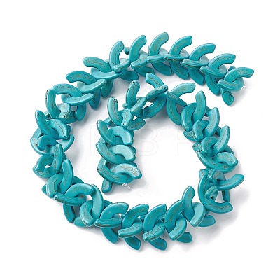 Synthetic Turquoise Beads Strands G-P505-03-1