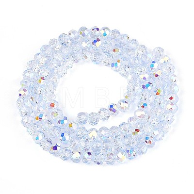 Transparent Glass Beads Strands EGLA-N016-3mm-02-1