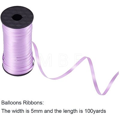 Polyester Balloons Ribbon SRIB-PH0001-08-1