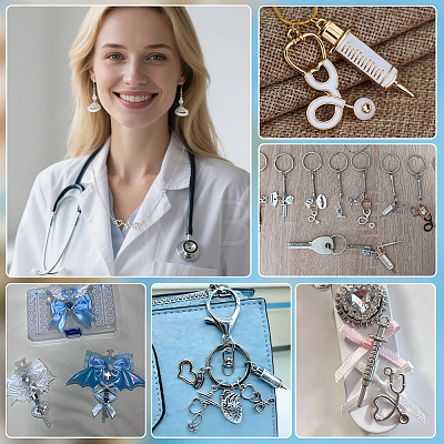 Medical Equipment Theme DIY Jewelry Making Findings Kits FIND-PH0038-30-1