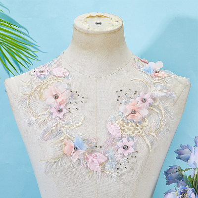 Polyester Embroidery Lace Sewing Ornaments DIY-WH2031-077B-01-1