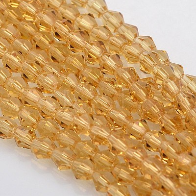 Bicone Glass Beads Strands LS-EGLA-P016-3mm-08-1