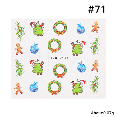 3D Christmas Nail Stickers MRMJ-Q058-2171-1