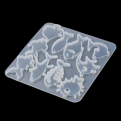 Fish Ocean Theme DIY Pendant Silicone Molds DIY-G102-01D-1