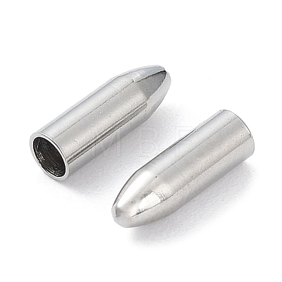 Non-Tarnish 304 Stainless Steel Cord Ends LS-STAS-P327-13P-1