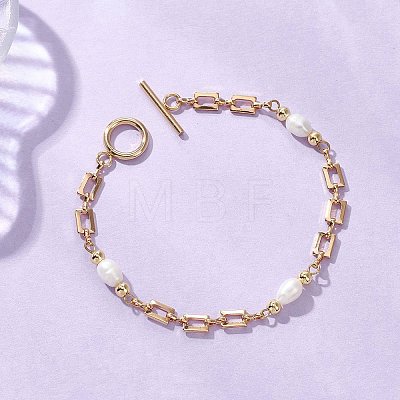 Brass Chains Bracelets for Women BJEW-JB13027-1
