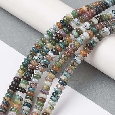Natural Indian Agate Beads Strands X-G-H292-A13-02-1