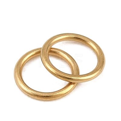 Ion Plating(IP) 304 Stainless Steel Closed Jump Rings STAS-G393-06G-16-1