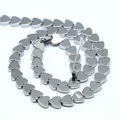 Electroplate Non-magnetic Synthetic Hematite Beads Strands G-I092-4mm-05-1