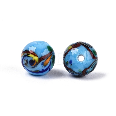 Handmade Lampwork Beads LAMP-Q039-05C-1