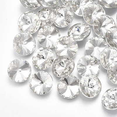 Glass Pointed Back Rhinestone LS-RGLA-R003-12mm-17-1