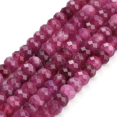 Faceted Dyed Natural White Jade Beads Strands GG-CBAE966-01A-P-1