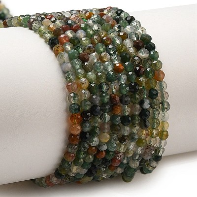 Natural Indian Agate Beads Strands G-J002-03K-1