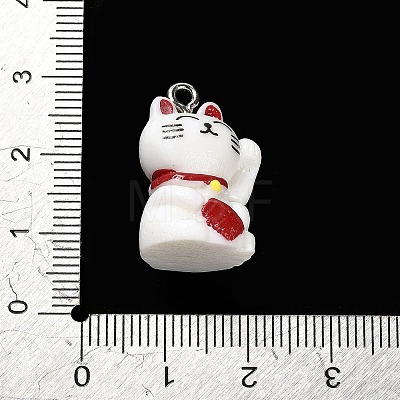 Opaque Resin Pendants X-RESI-M036-04-1