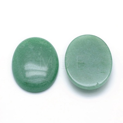 Natural Green Aventurine Cabochons X-G-P393-I06-1