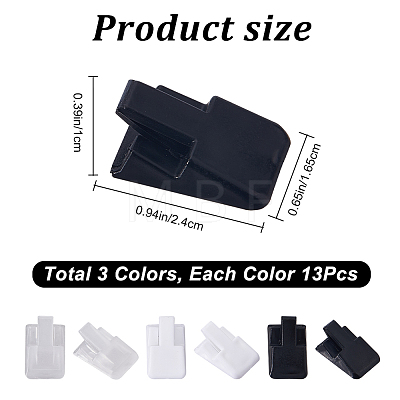 39Pcs 3 Styles Plastic Ring Holder KY-CP0001-04-1