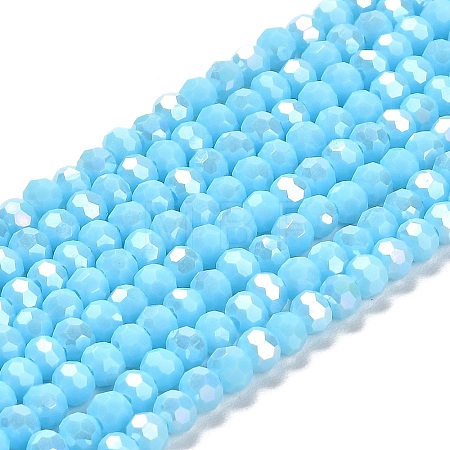 Opaque Glass Beads Stands EGLA-A035-P4mm-B08-1
