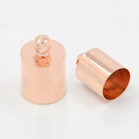 Brass Cord Ends KK-D219-11x7-RG-1